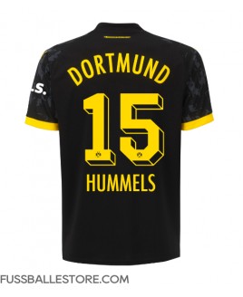 Günstige Borussia Dortmund Mats Hummels #15 Auswärtstrikot Damen 2023-24 Kurzarm